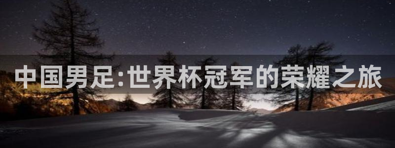 中国男足:世界杯冠军的荣耀之旅
